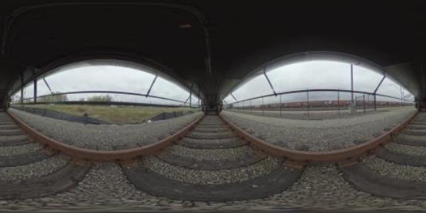 Railroad Track - دانلود تصویر اچ دی آر آی ریل راه آهن - تصویر با کیفیت HDRI-Download Railroad Track HDRI - Download HDRI - Download free hdri